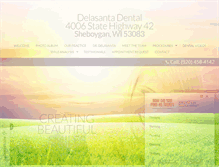 Tablet Screenshot of delasantadental.com